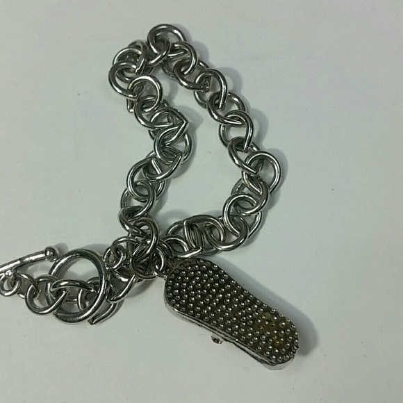 Beach Sandle Rhine stone bracelet toggle - Picture 4 of 7